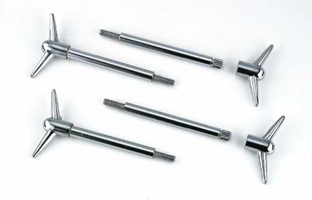 Mr. Gasket 9824 Mr. Gasket Valve Cover Y Wing Bolts - 1_4-20 x 5_8 Inch - Chr